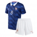 Camiseta Francia Aurelien Tchouameni #8 Primera Equipación Replica Mundial 2026 para niños mangas cortas (+ Pantalones cortos)